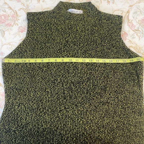 Jones Wear Sport Chunky Knit Cotton Sleeveless Sweater Top XL - Picture 5 of 11